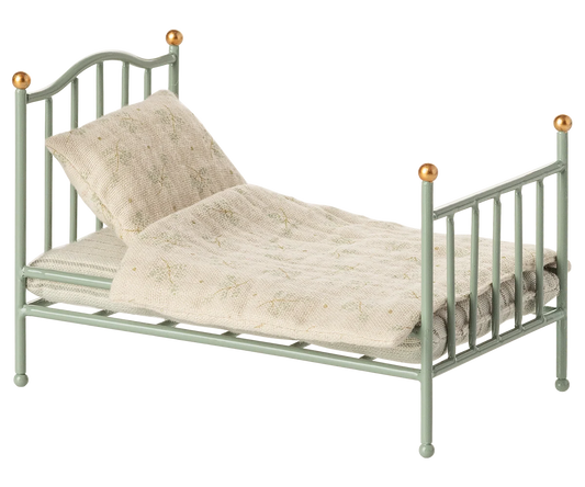 Maileg Vintage Single Mouse Bed - Mint