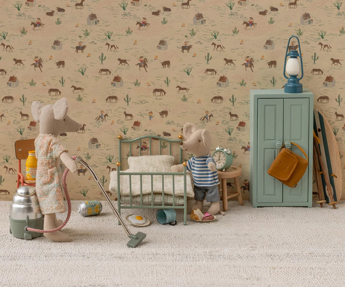 Maileg Vintage Single Mouse Bed - Mint