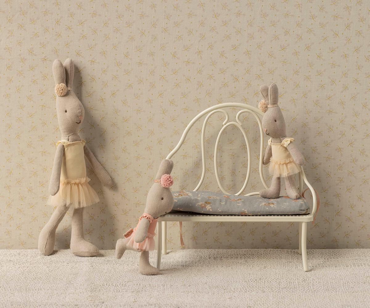 Maileg Micro Rabbit | Ballet Suit and Skirt | Cream