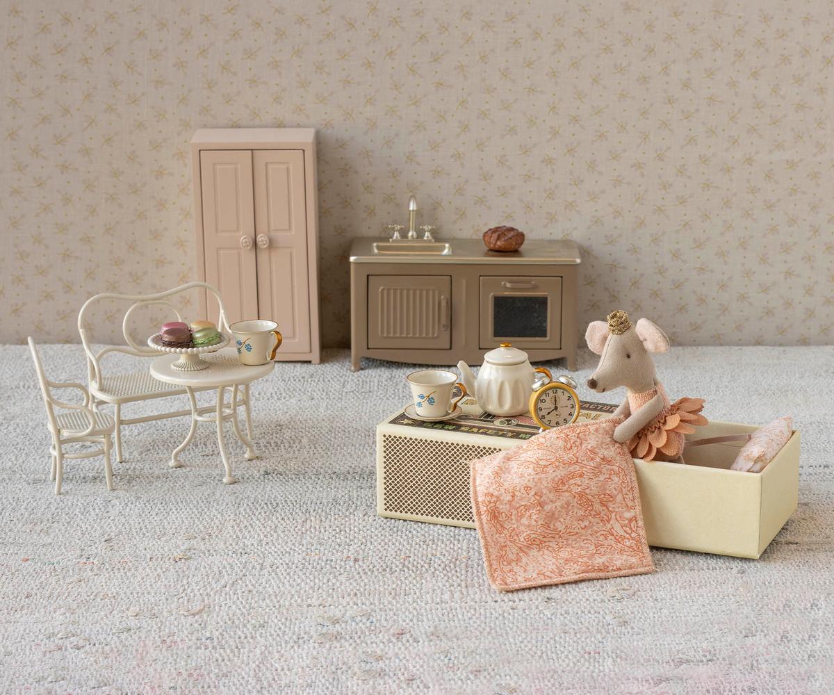Maileg Small Mouse Cafe Set - Off White