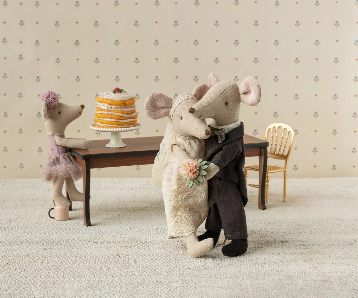 Maileg Wedding Mice Couple in Box - Mum & Dad