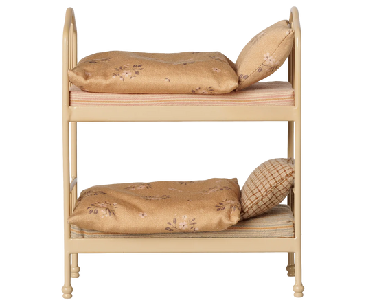Maileg Mouse Bunk Bed - Wheat