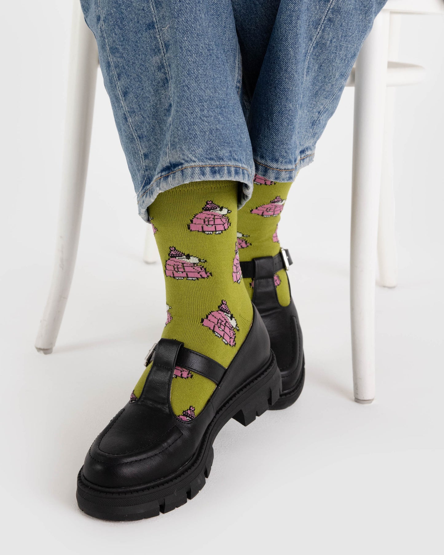 BAGGU x Peanuts Adult Crew Sock - Snoopy