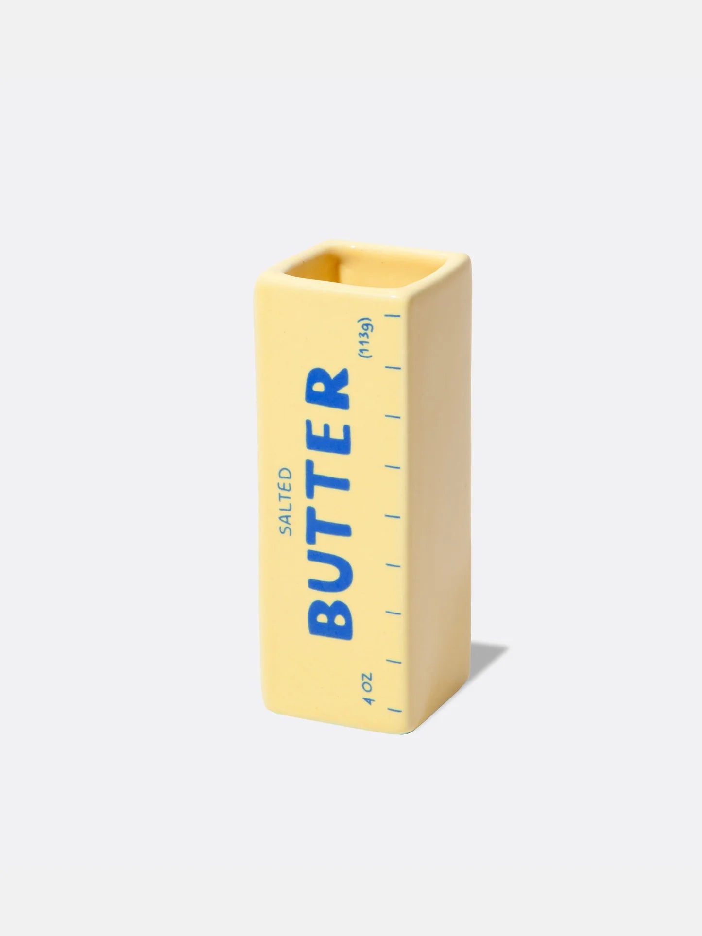 Yellow Butter like shaped vase in small size