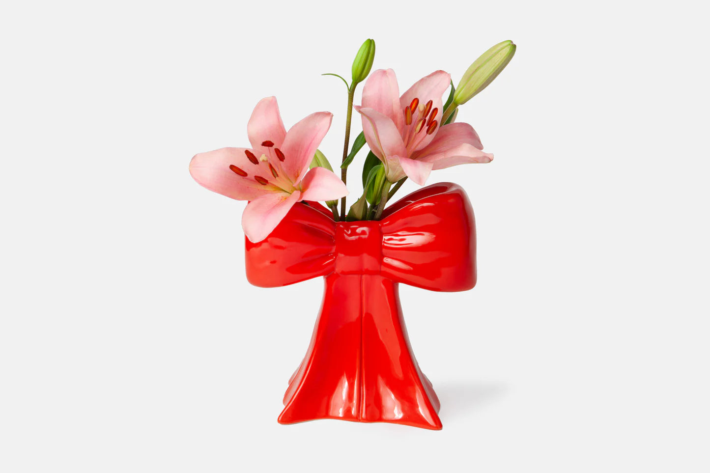 DOIY Red Bow Vase