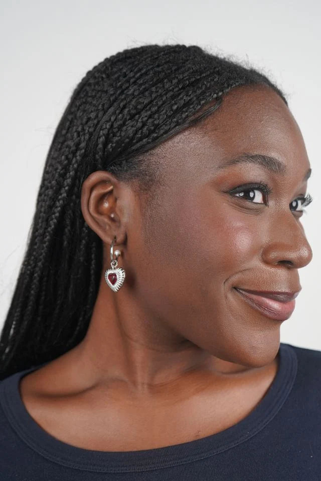 Recreation Jewels Dolly's Hoop Earrings - Silver