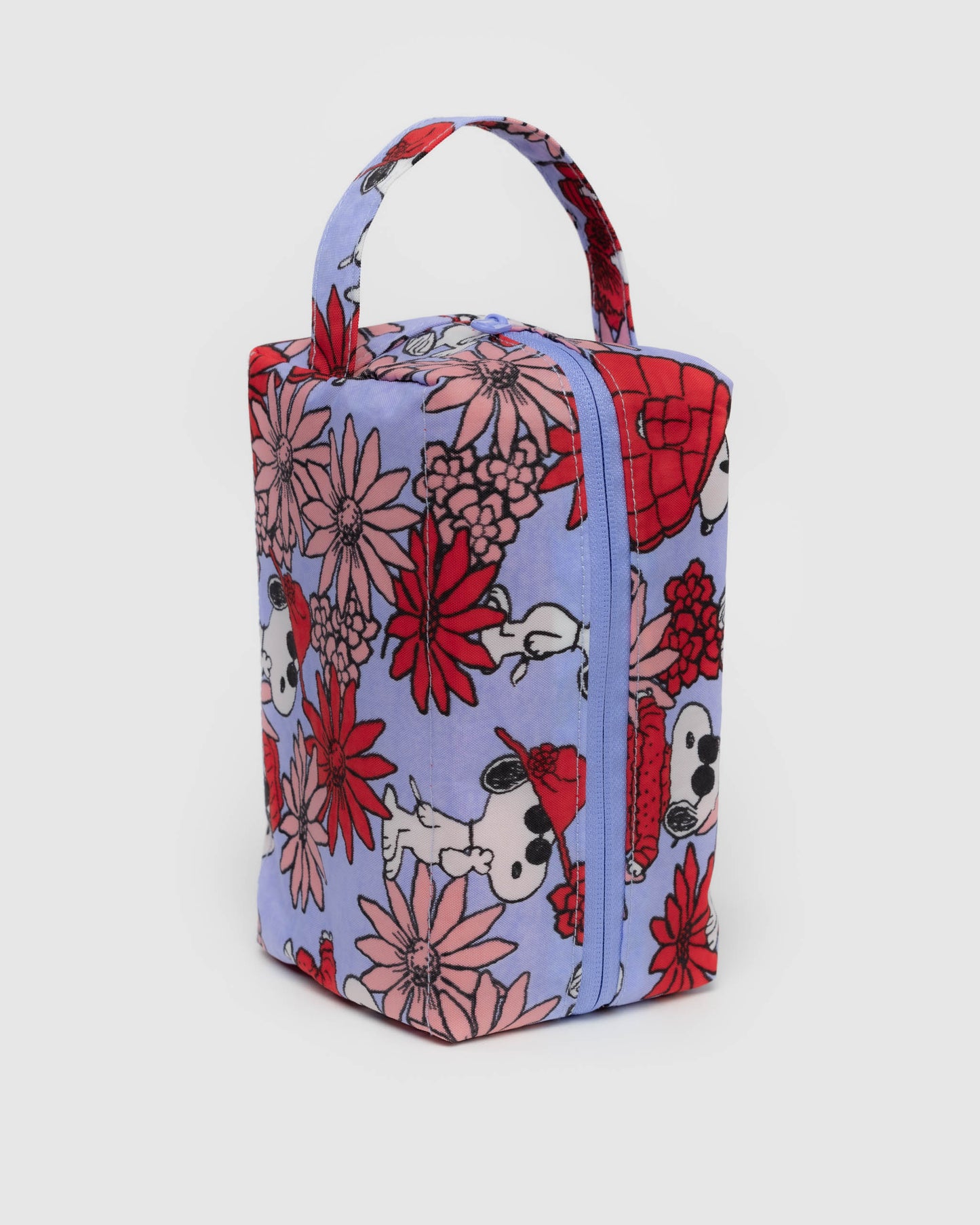 baggu x peanuts floral snoopy makeup bag