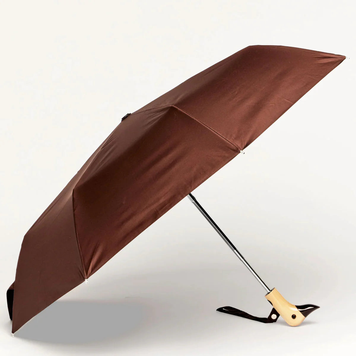 Original Duckhead Signature Compact Umbrella in Brown