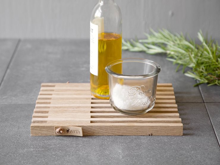 Table Frame Trivet - Black Oak