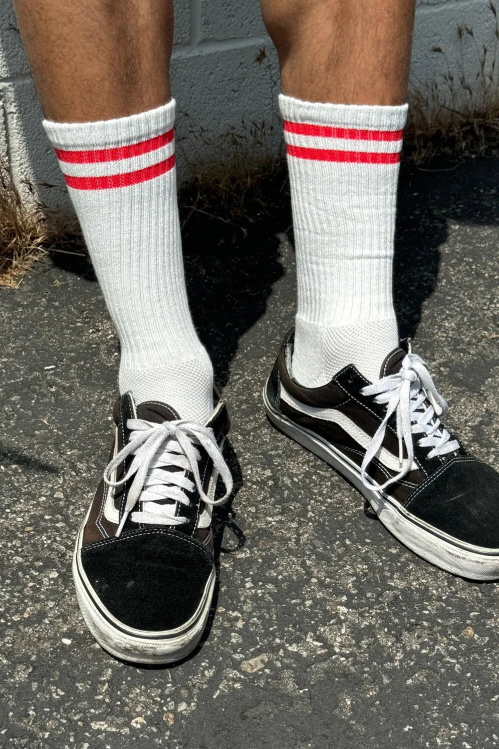 Le Bon Shoppe Extended Boyfriend Socks  - Clean White