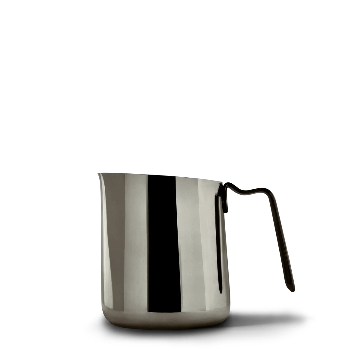 Fellow Eddy Milk Pitcher 12oz Graphite colour on a white background