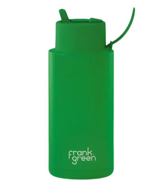 Frank Green Ceramic Reusable Bottle 1L in Evergreen