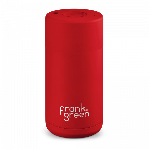 Frank Green Ceramic Reusable Cup 355ml  in Atomic Red