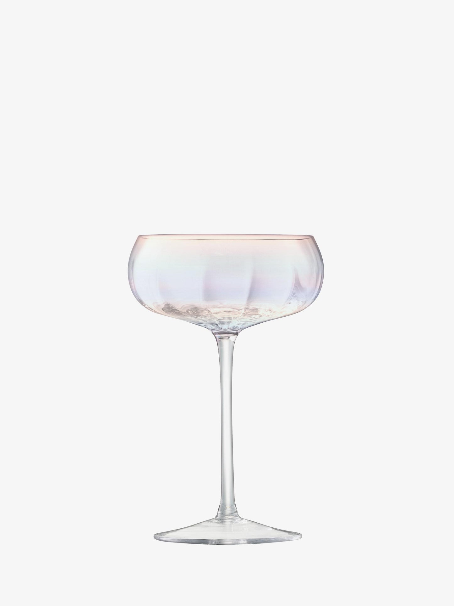 LSA Pearl Champagne Saucer 300ml Set of 2 - Mother of Pearl
