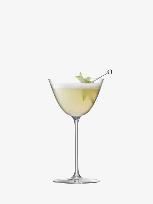 LSA borough martini glass 195ml set of 4 in clear