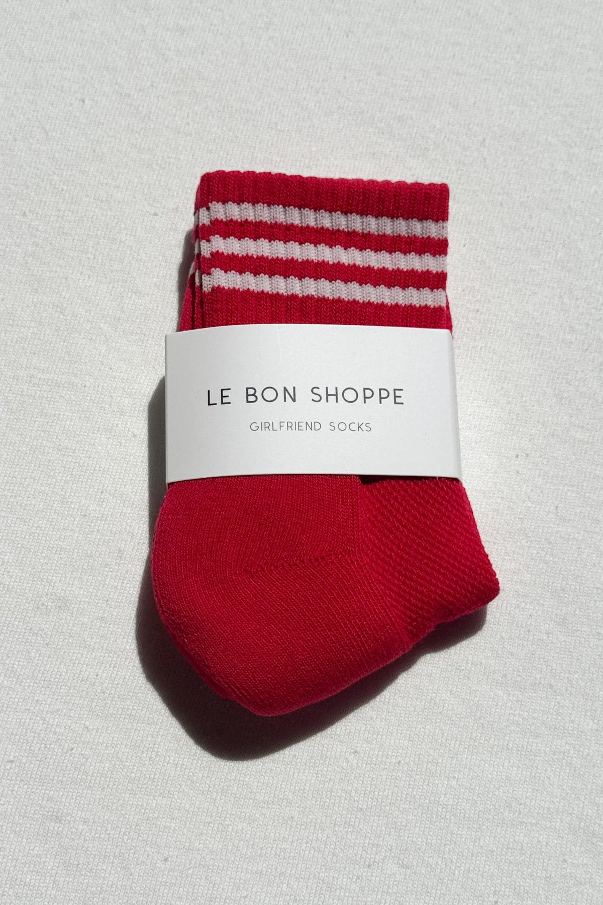 Le Bon Shoppe Girlfriend Socks - Scarlet