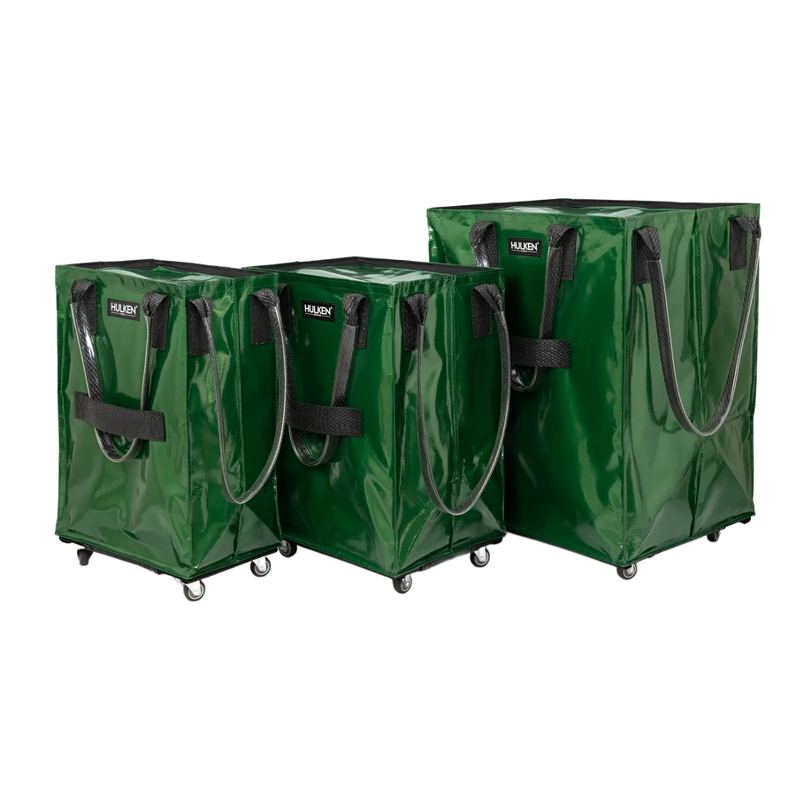 Hulken Original Rolling Medium Tote Bag - Forest Green