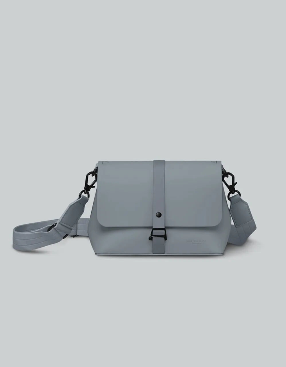 Gaston Luga Small Splash Crossbody Bag in Granite grey colour 