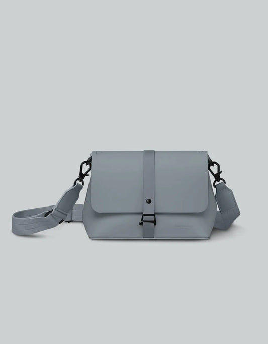 Gaston Luga Small Splash Crossbody Bag in Granite grey colour 