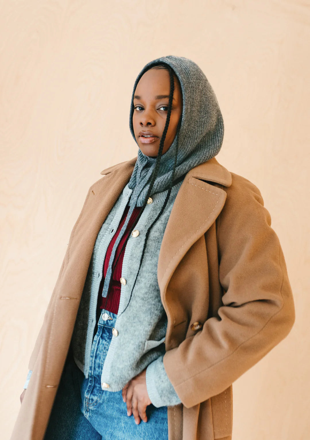TBCo Merino Wool Hood - Charcoal