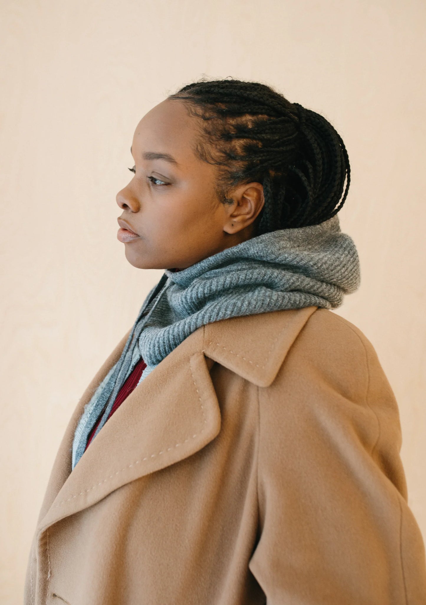 TBCo Merino Wool Hood - Charcoal
