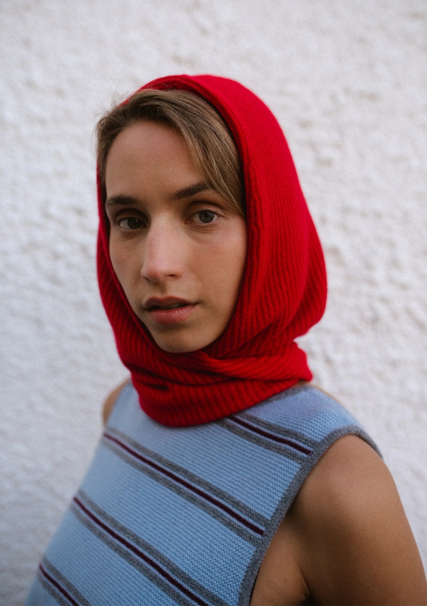TBCo Merino Wool Hood - Red