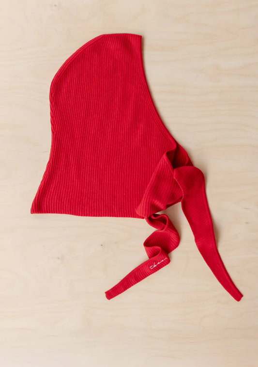 TBCo Merino Wool Hood - Red