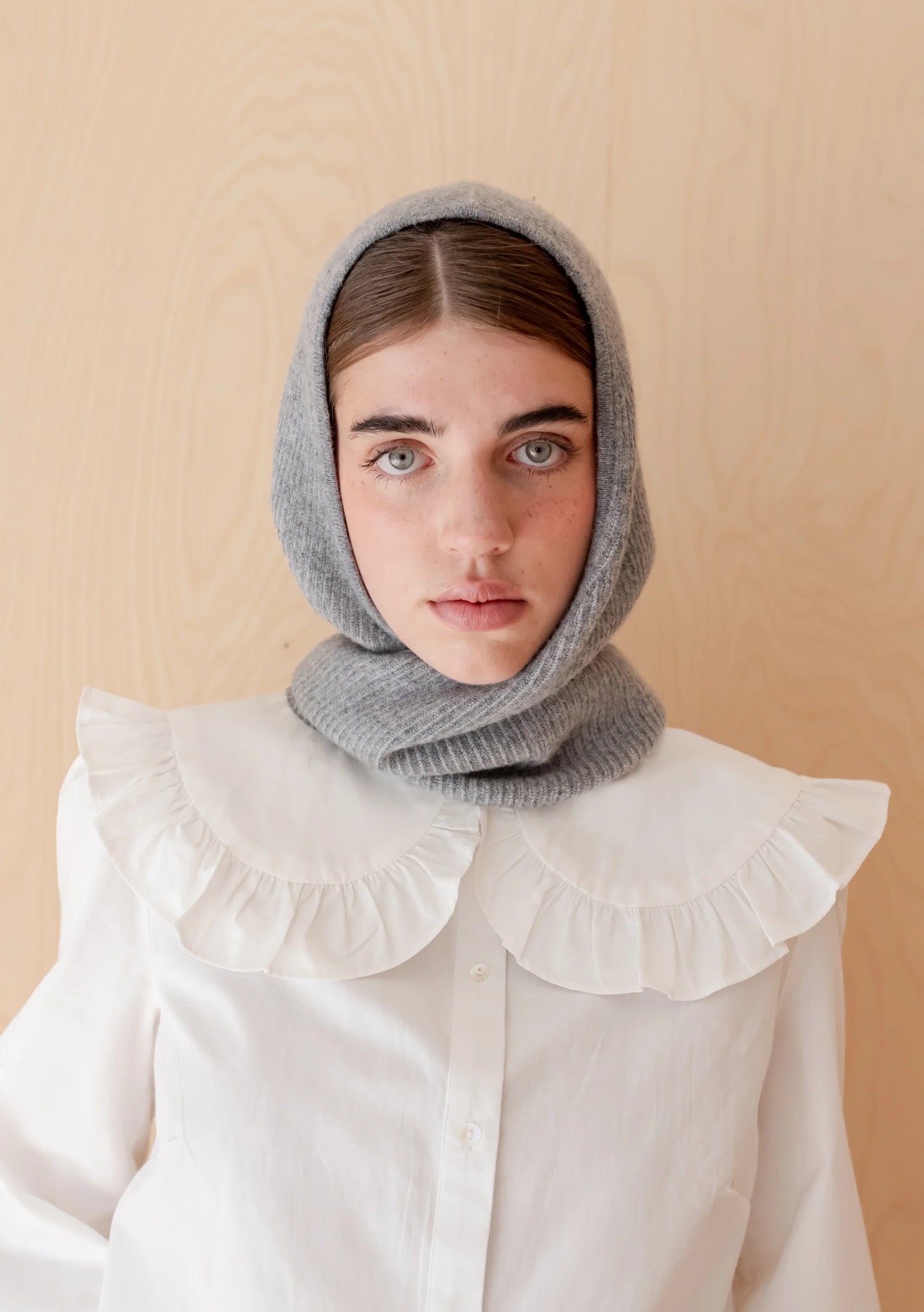 TBCo Merino Wool Hood - Grey Two-Tone