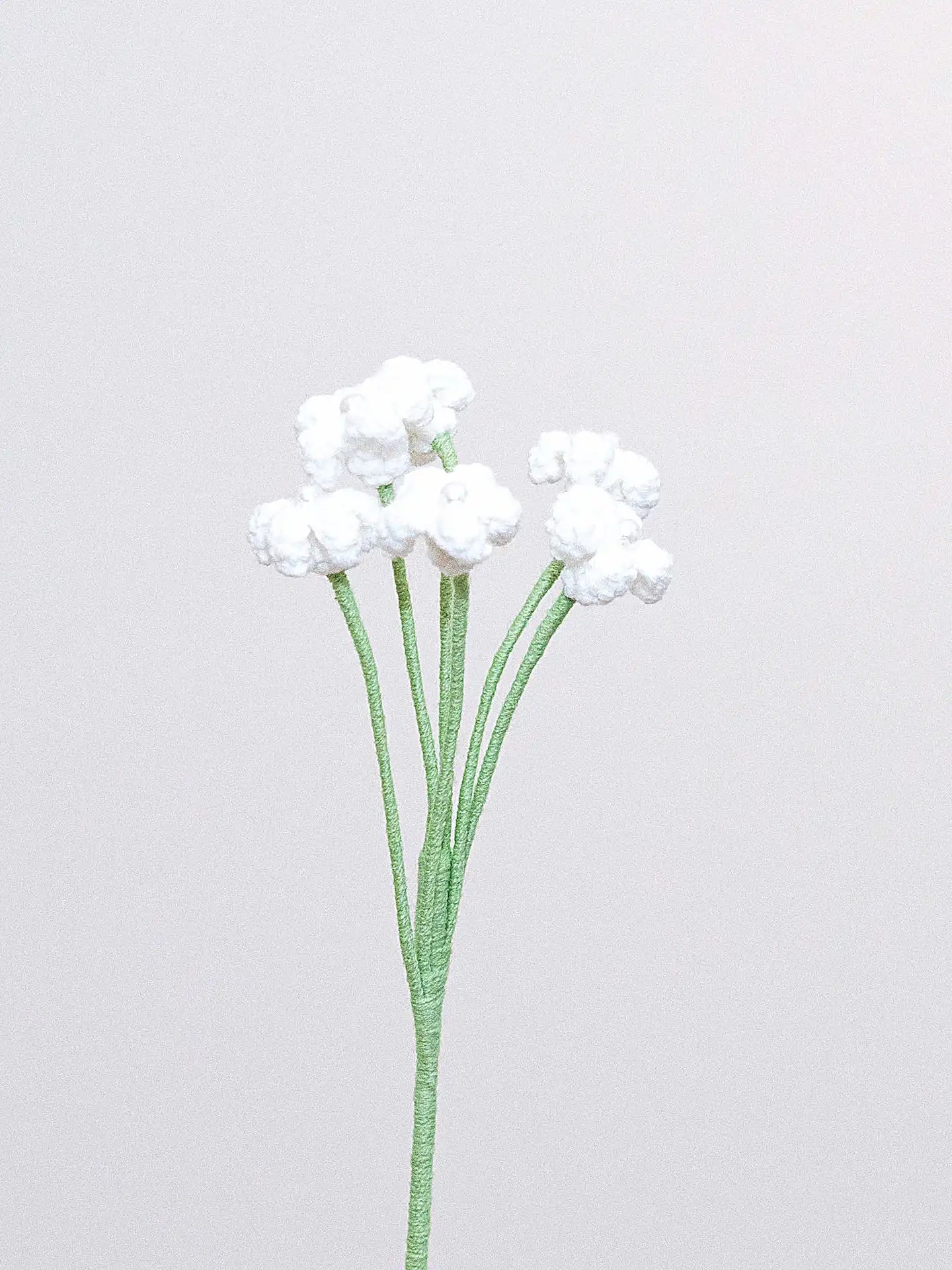 Handmade Crochet Flower - White Baby's Breath