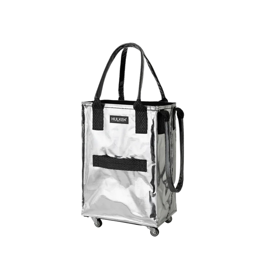 Hulken Original Rolling Small Tote Bag in Silver
