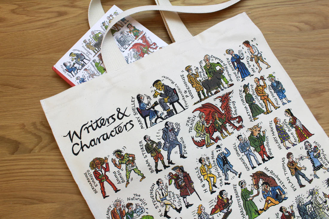Writers and Characters Tote Bag