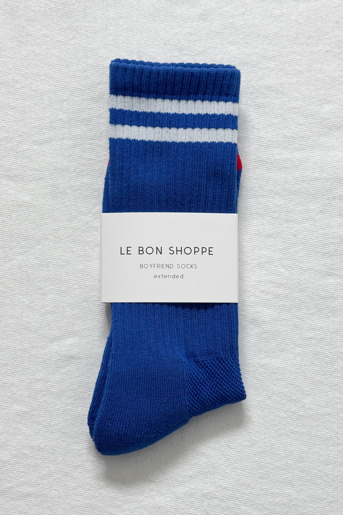 Le Bon Shoppe Extended Boyfriend Socks - Cobalt
