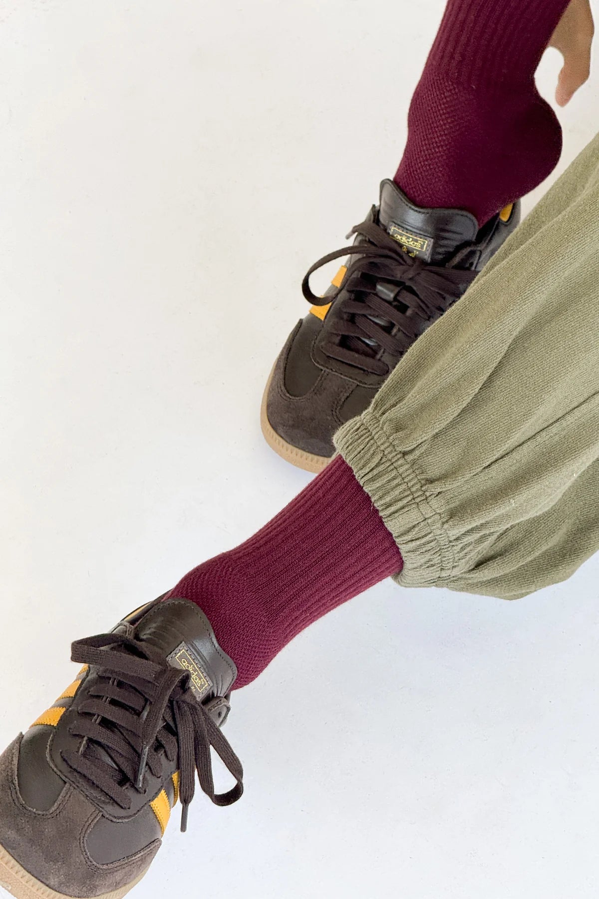 Le Bon Shoppe Boyfriend Socks - Maroon