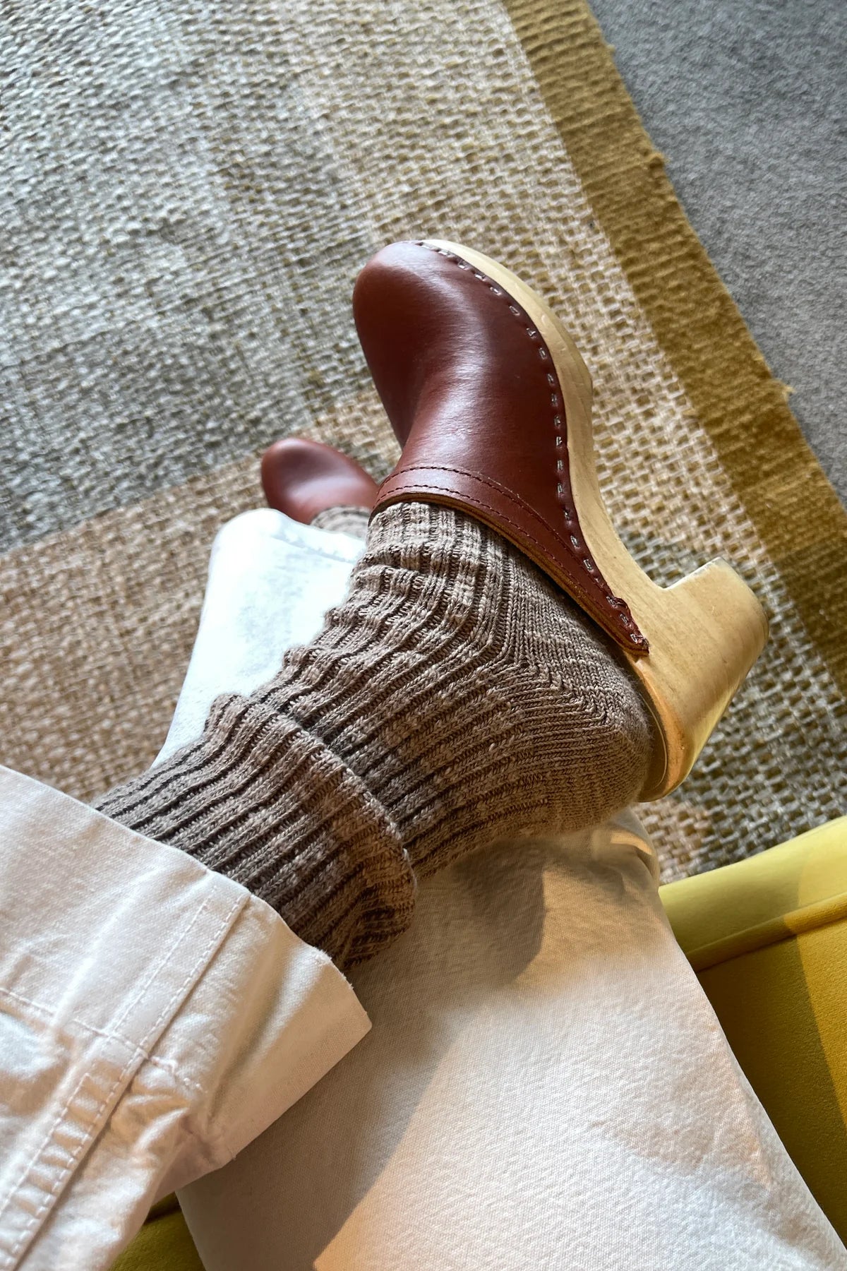 Le Bon Shoppe Cottage Socks - Flax