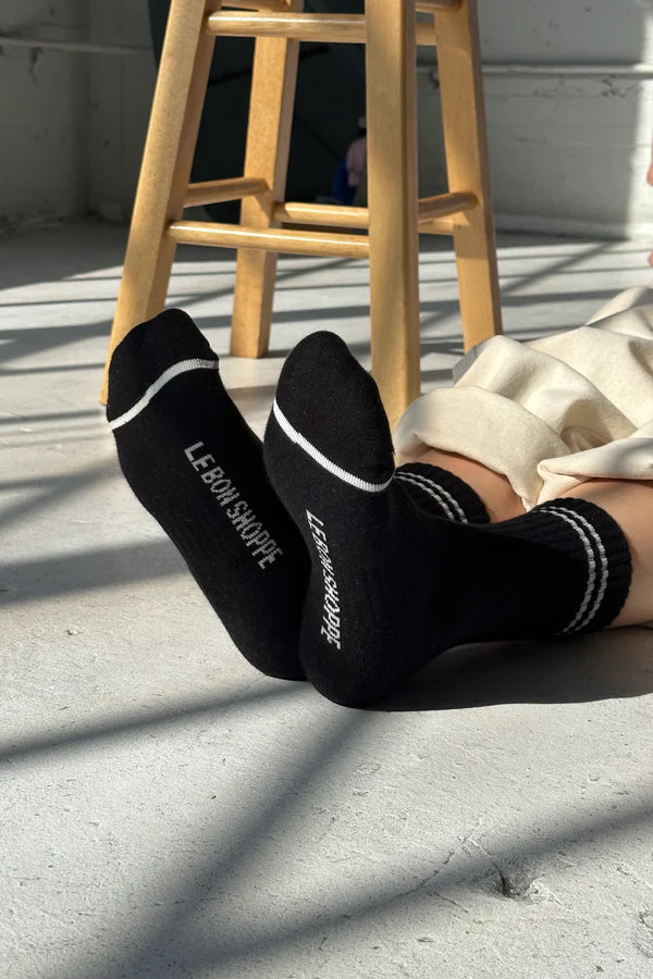 Le Bon Shoppe Boyfriend Socks - Noir