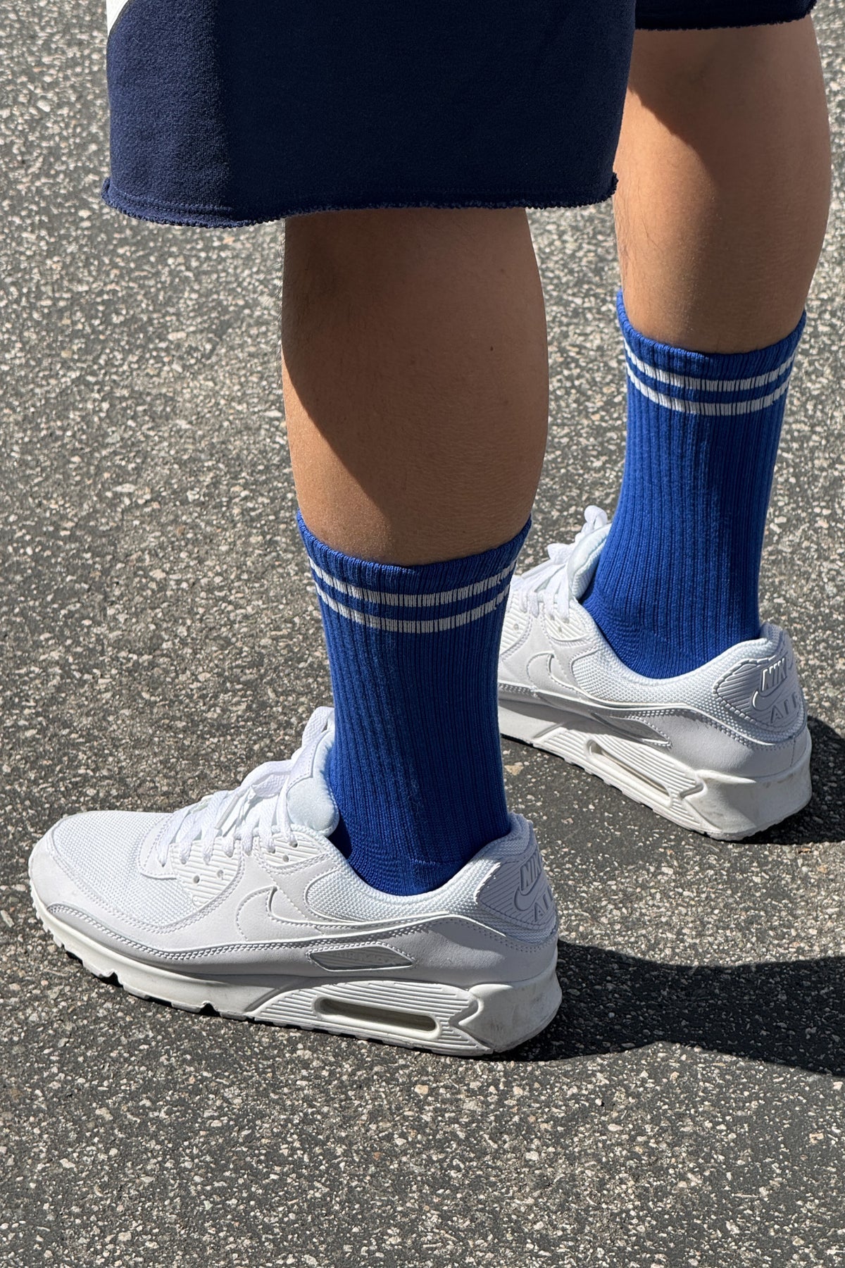Le Bon Shoppe Extended Boyfriend Socks - Cobalt