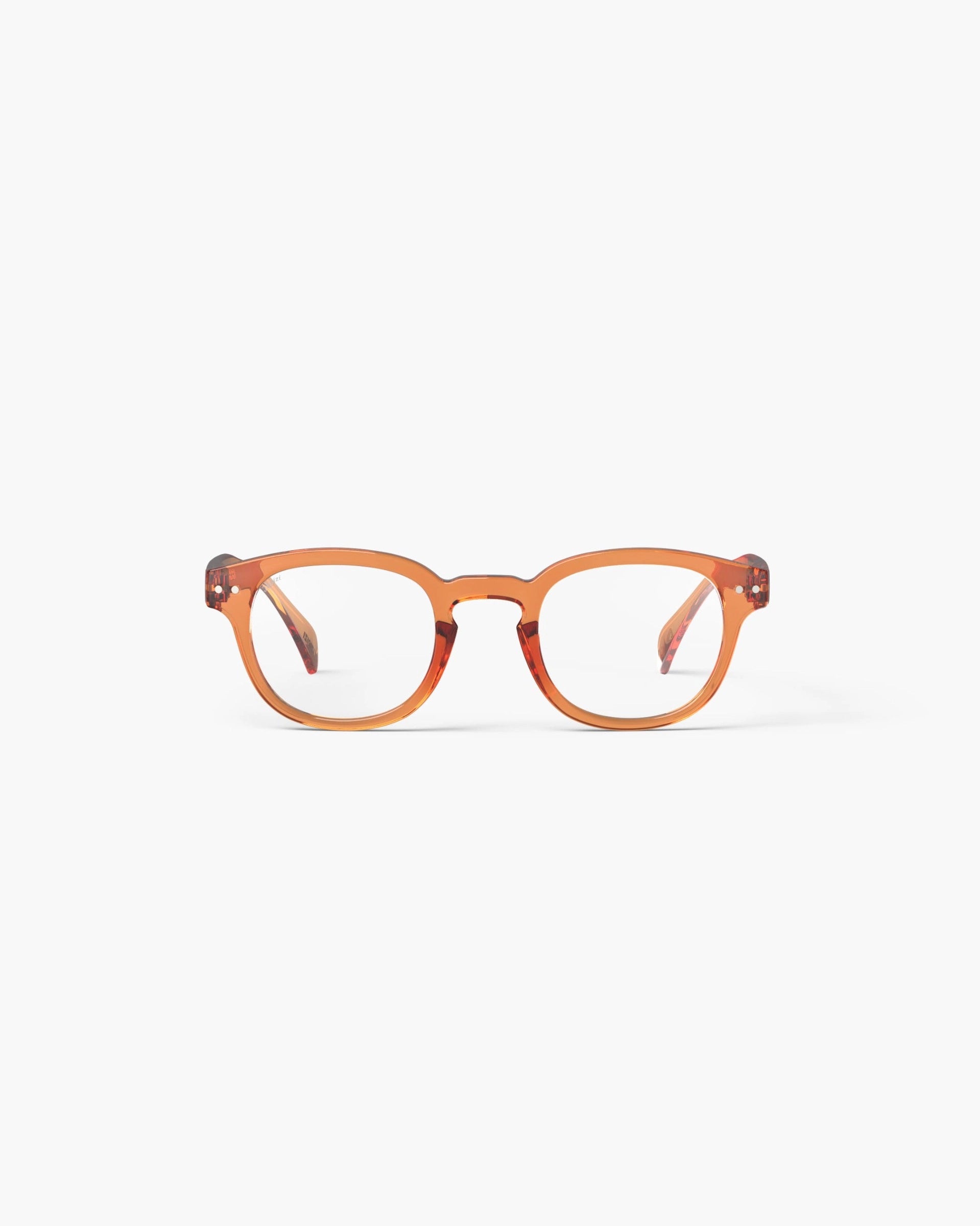 IZIPIZI Reading Glasses #C in Orange Smash