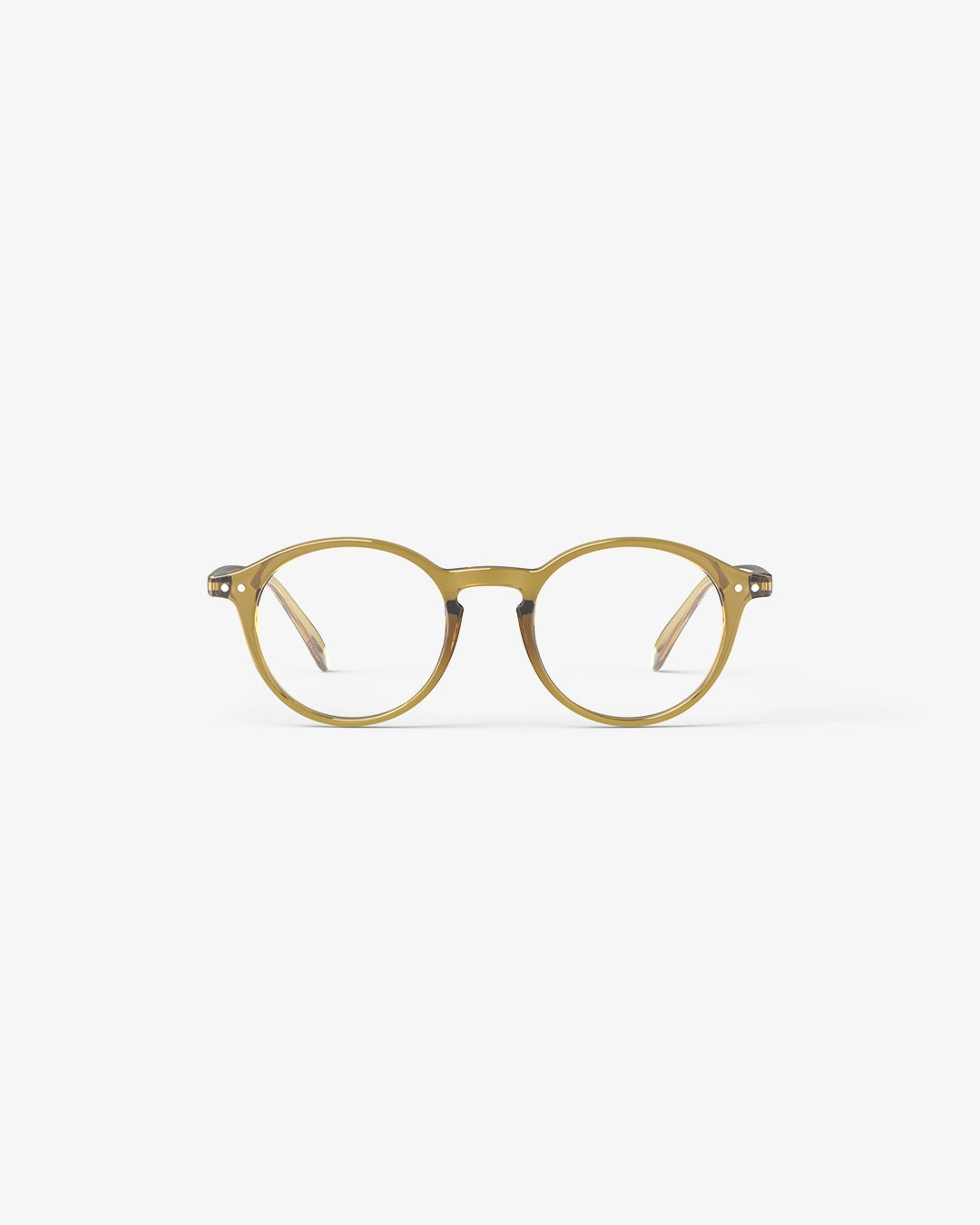 IZIPIZI Reading Glasses #D in Golden Green colour 