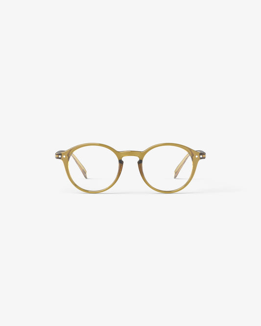 IZIPIZI Reading Glasses #D in Golden Green colour 