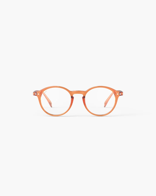 IZIPIZI Reading Glasses #D in Orange Smash colour 