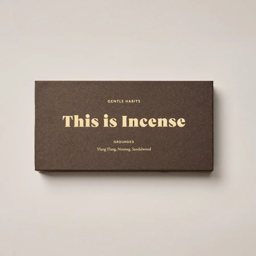 Gentle Habits This is Incense - GROUNDED