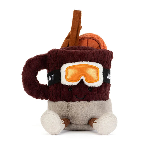 Jellycat Amuseables Mullover Spiced Drink soft toy on a white background 