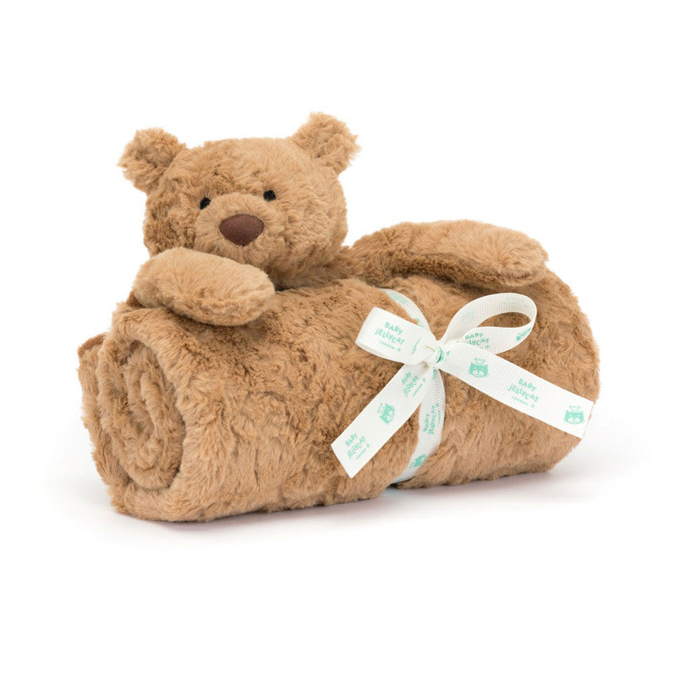 Jellycat Bartholomew Brown Bear Blankie