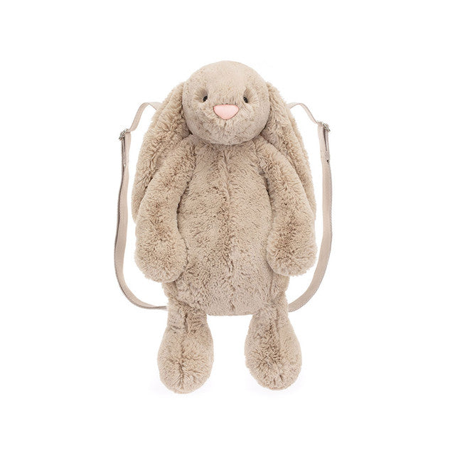 Jellycat Bashful Bunny Backpack in Beige colour 