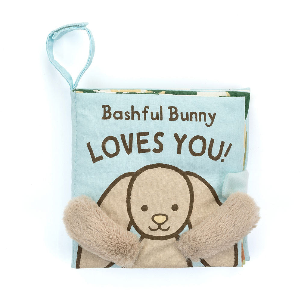 Jellycat Bashful Bunny Loves You soft Book