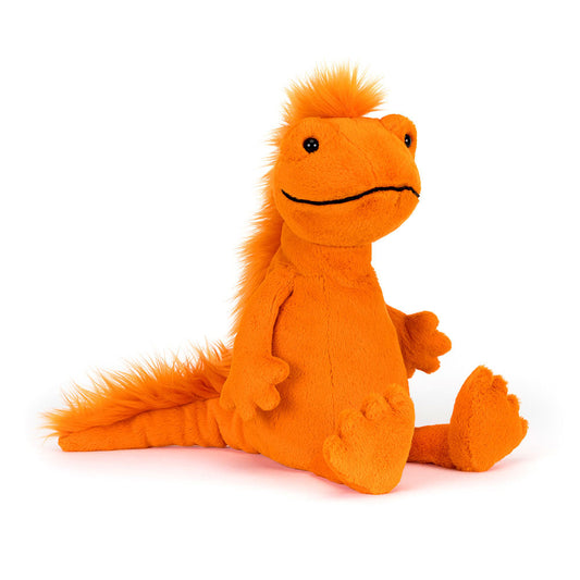 Jellycat Orange Cruz Crested Newt Soft Toy 