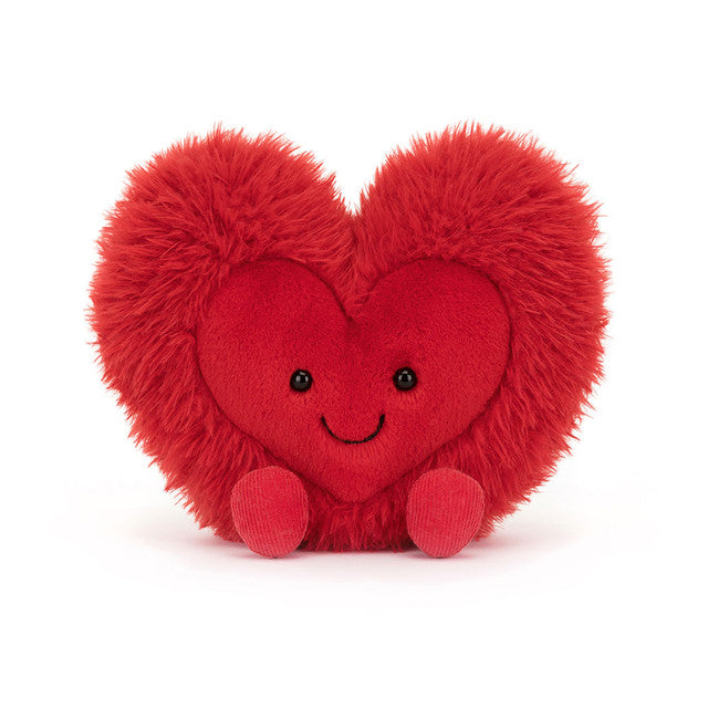 Jellycat Large Furry Amuseables Beatie Heart