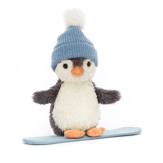 Jellycat Peanut Penguin Snowboarding Soft Toy