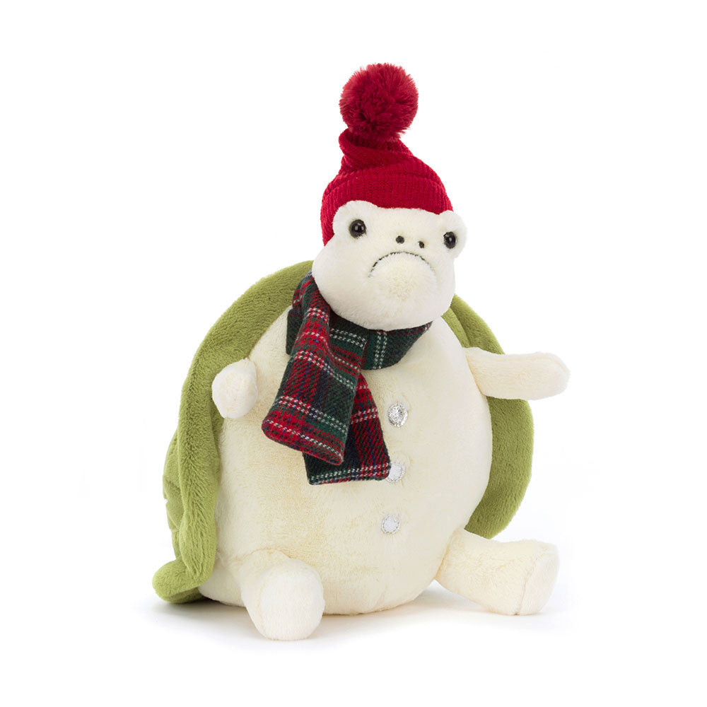 Jellycat Snowman Timmy Turtle soft toy