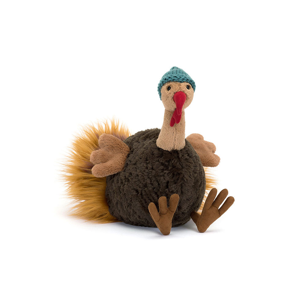 Jellycat Christmas Theo Turkey Soft Toy